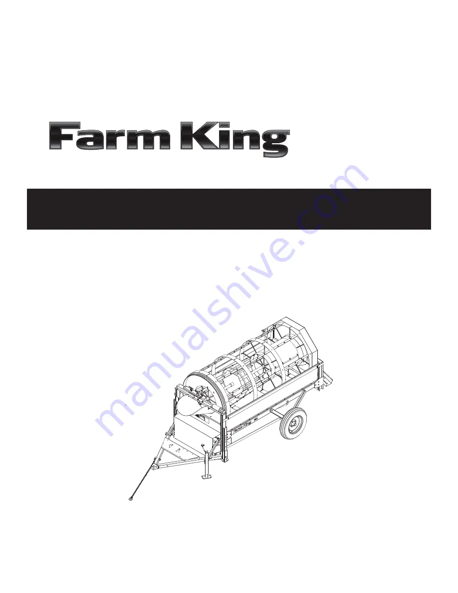 Farm King 482 Operator And Parts Manual Download Page 1