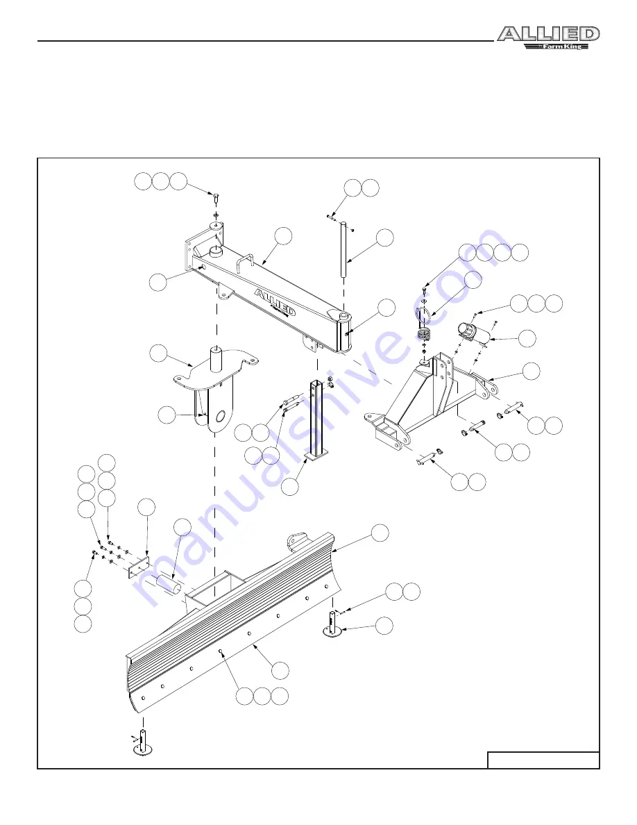 Farm King Allied 80 Series Operator And Parts Manual Download Page 42