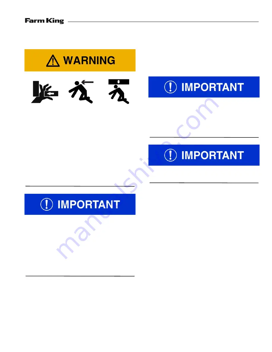 Farm King BW150 Operator And Parts Manual Download Page 31