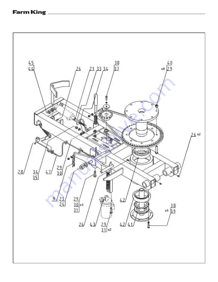 Farm King BW200 Operator And Parts Manual Download Page 59