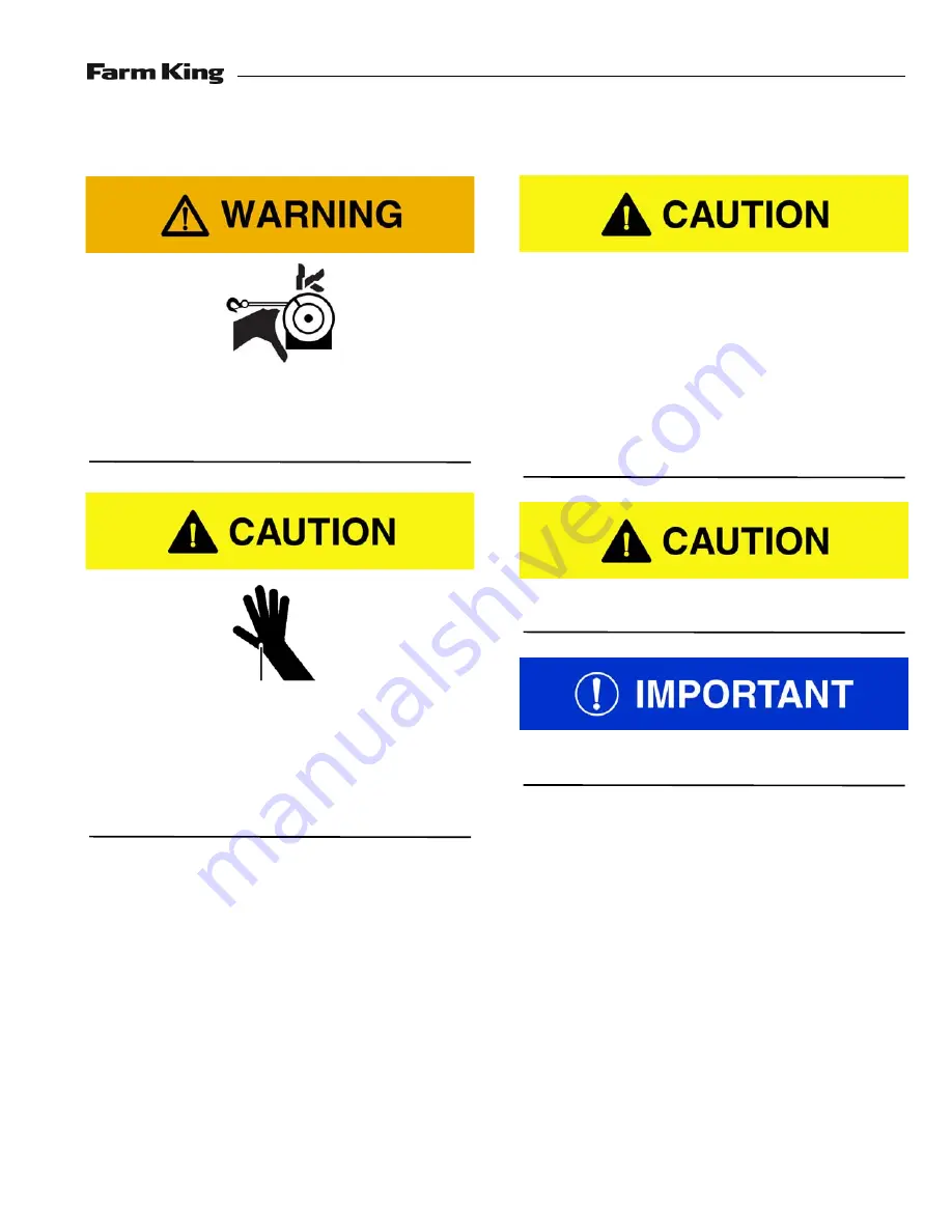 Farm King Model 1050 Operator And Parts Manual Download Page 77