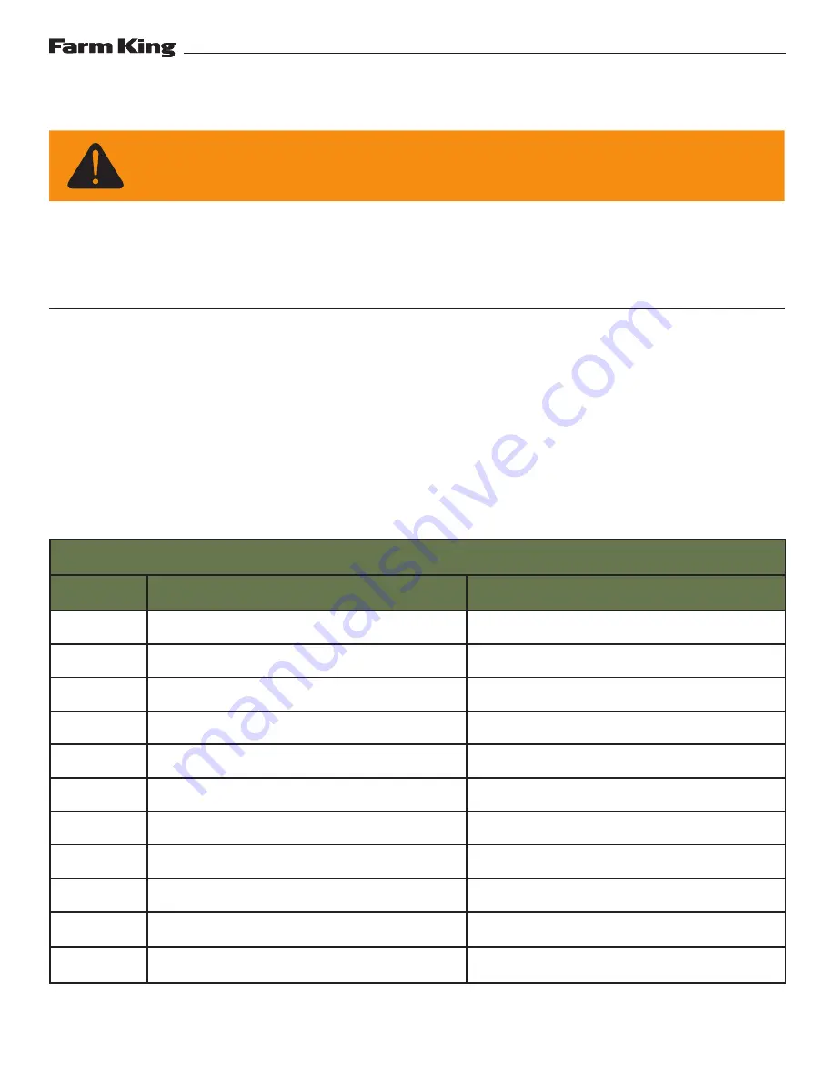 Farm King VT3290 Скачать руководство пользователя страница 21