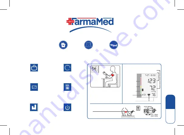 FarmaMed Wrist Blood Pressure Monitor Instructions For Use Manual Download Page 147