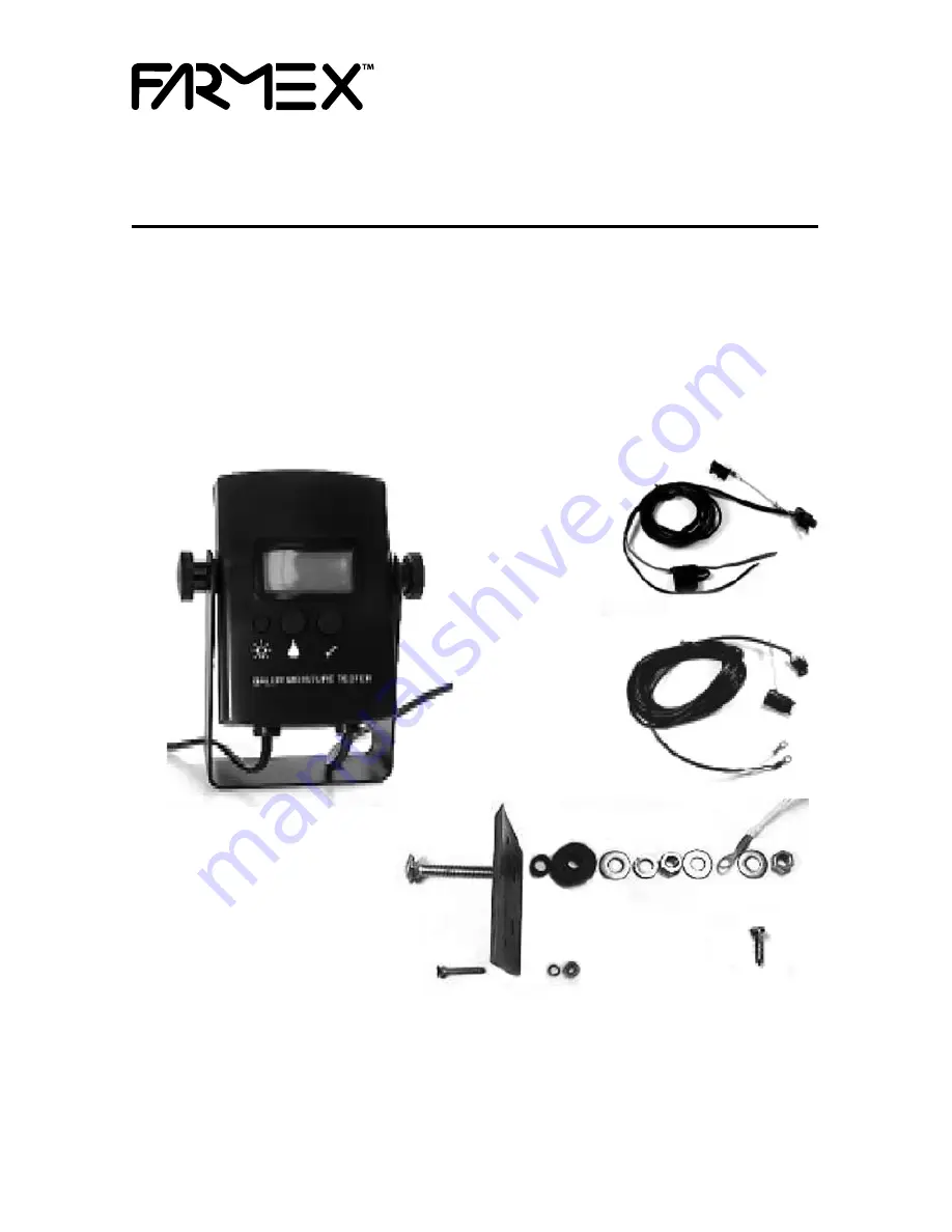 farmex BHT-1 Owner'S Manual Download Page 1