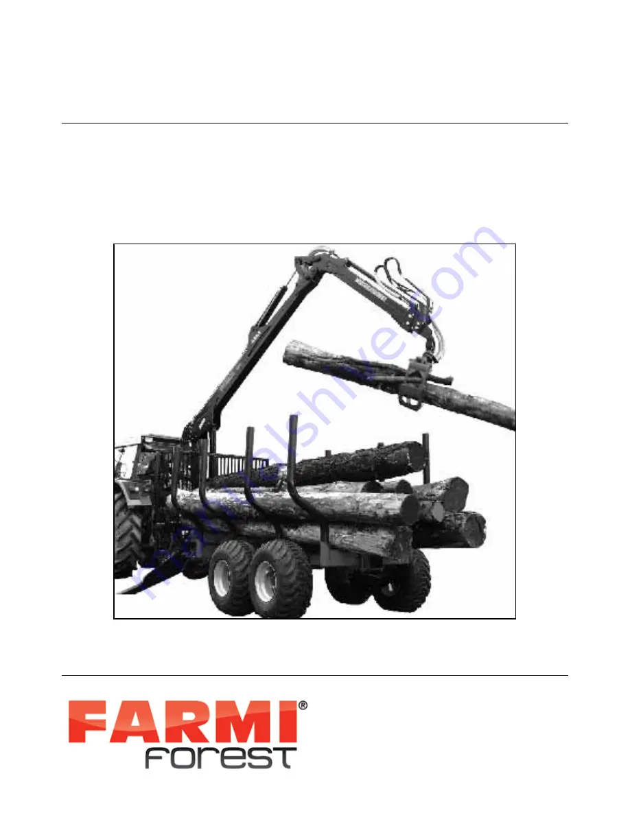 Farmi Forest Corporation 100 Operation, Maintenance And Spare Parts Manual Download Page 1