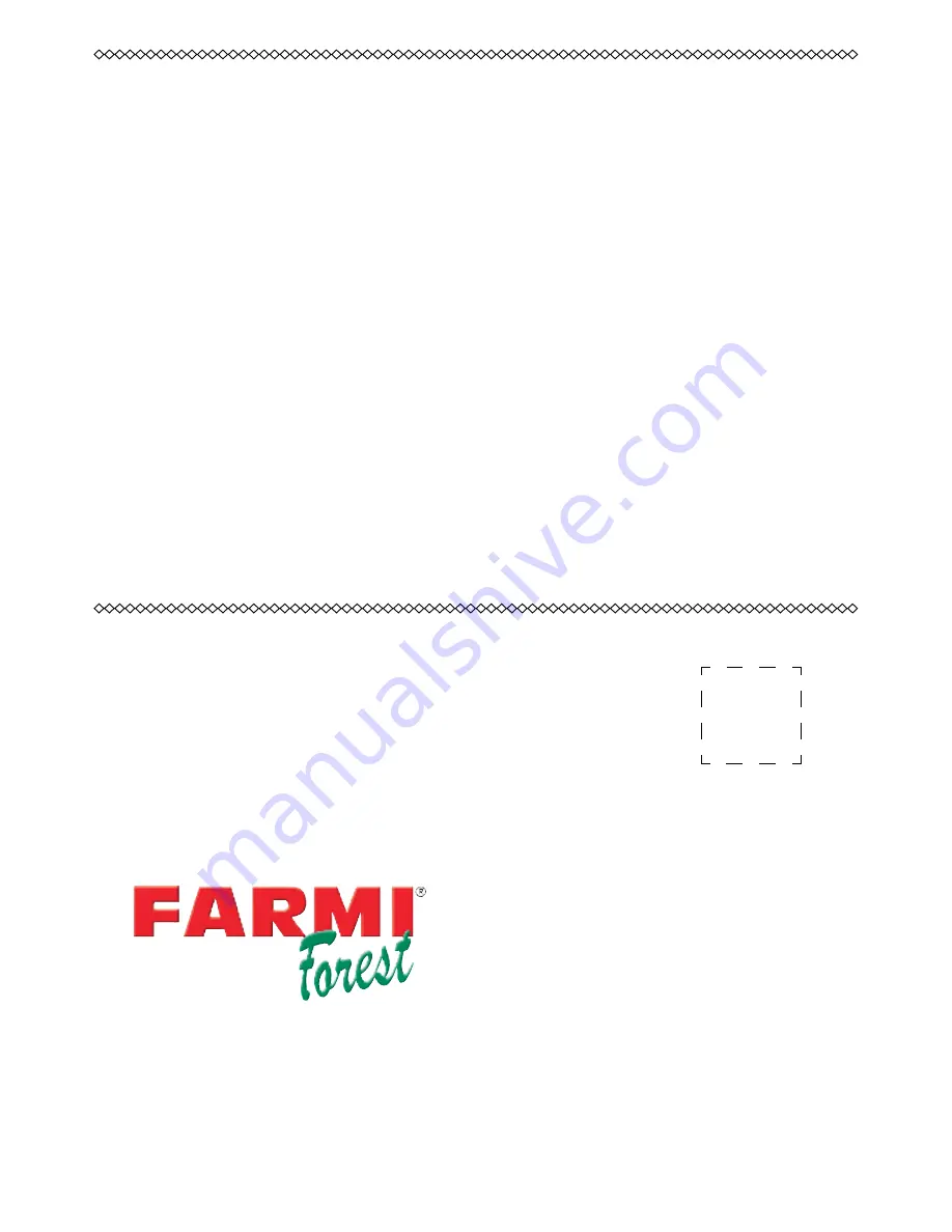 Farmi Forest Corporation JL 351P Operation, Maintenance And Spare Parts Manual Download Page 37