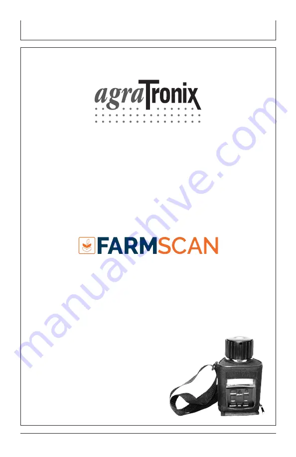 FARMSCAN MT-PRO Operator'S Manual Download Page 20