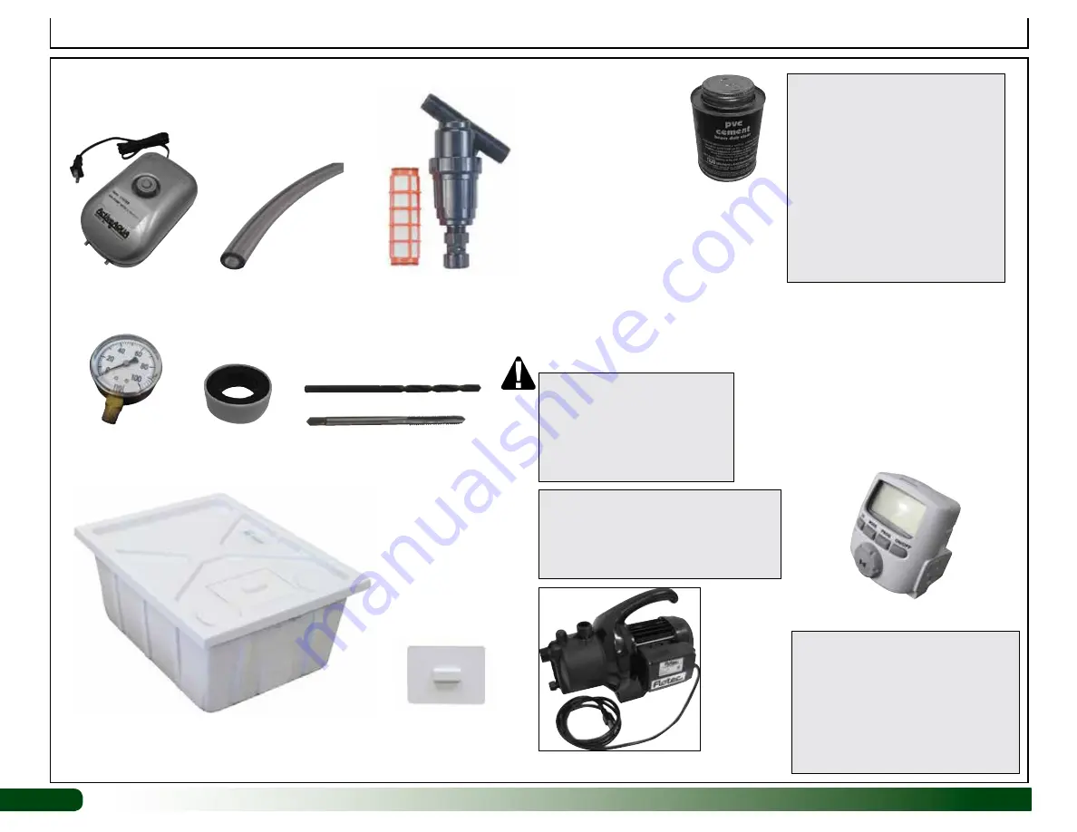 FarmTek Growers Supply HydroCycle Vertical Aeroponic Systems Important Information Manual Download Page 4