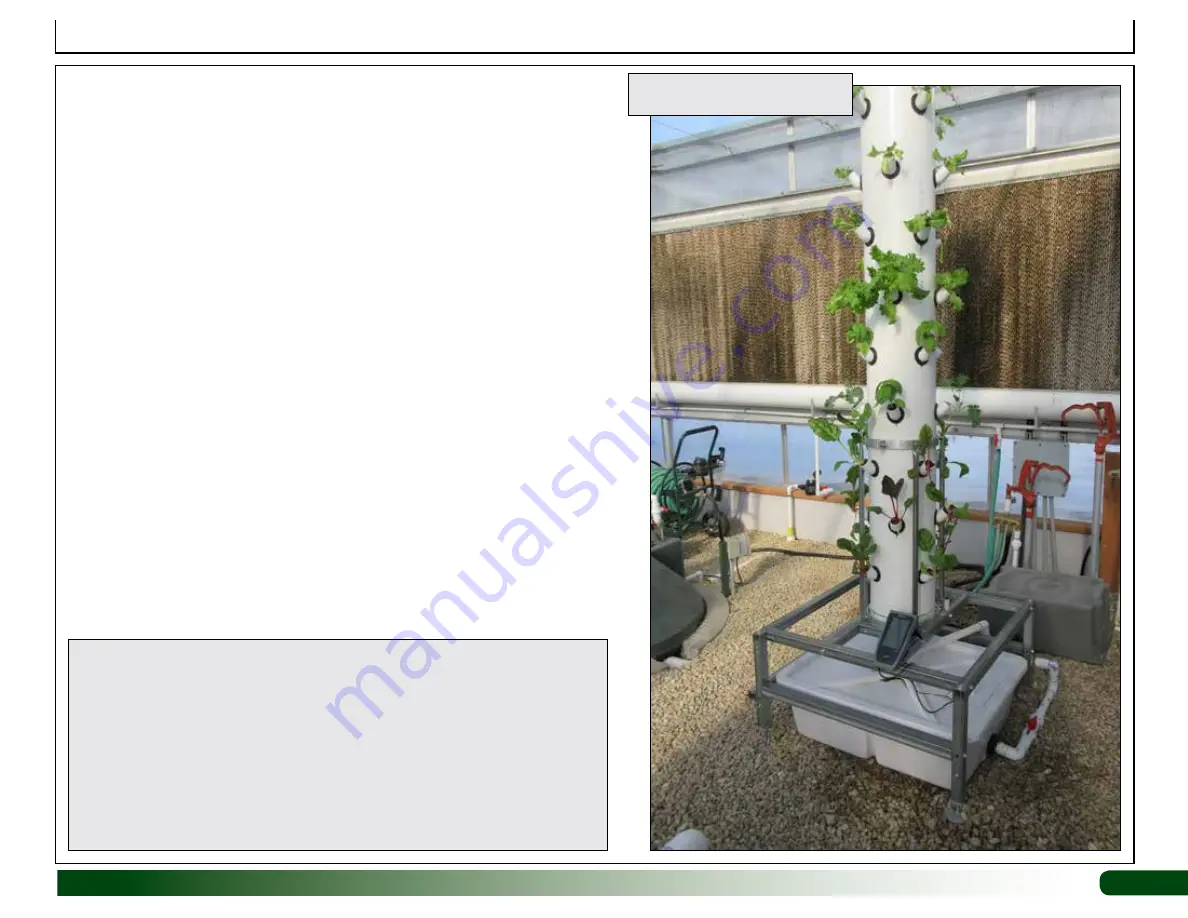 FarmTek Growers Supply HydroCycle Vertical Aeroponic Systems Important Information Manual Download Page 5