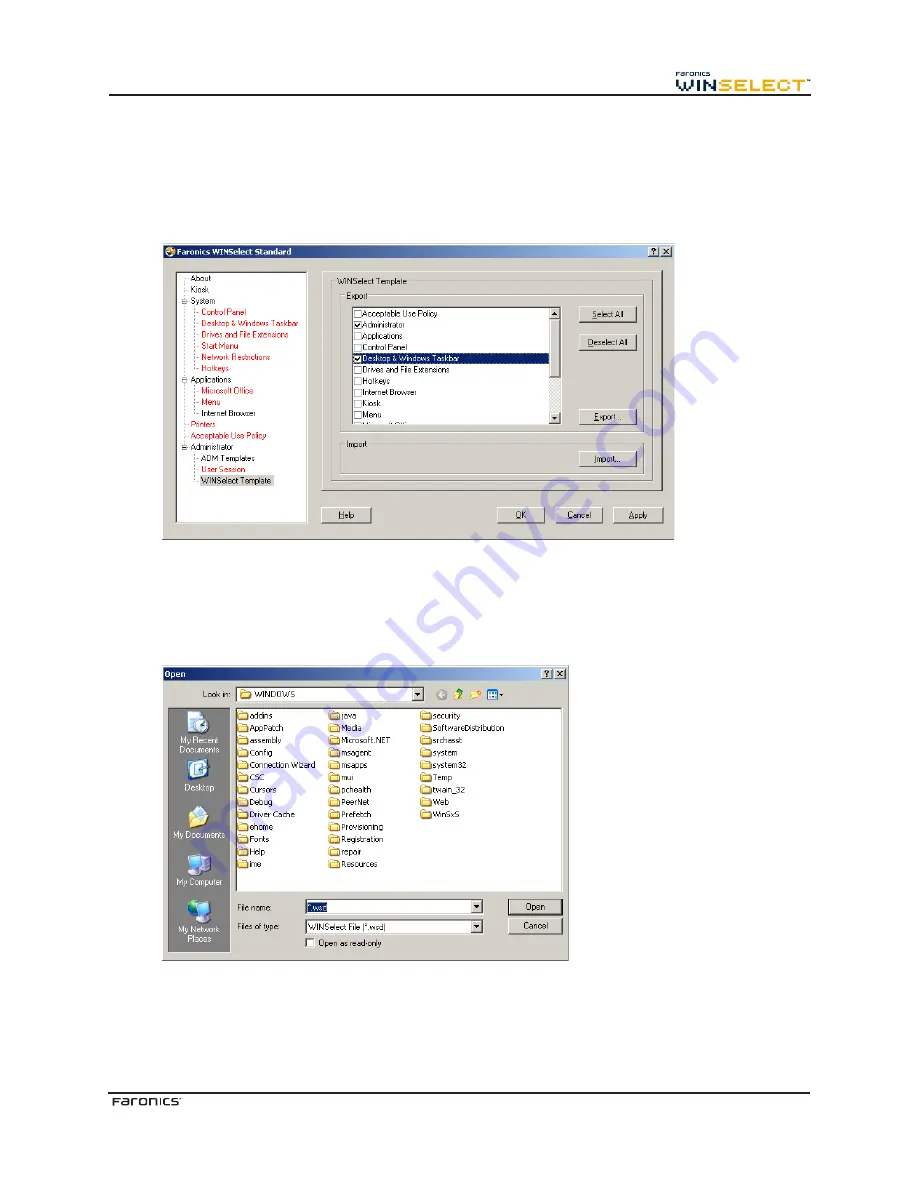 FARONICS WINSELECT STANDARD Manual Download Page 29