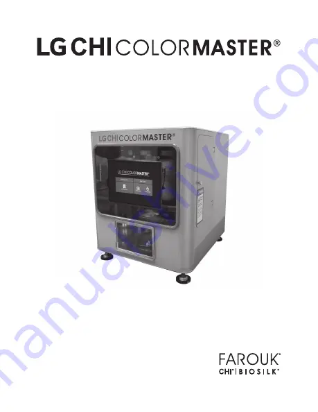 Farouk COLORMASTER LGCHI-01G Скачать руководство пользователя страница 137