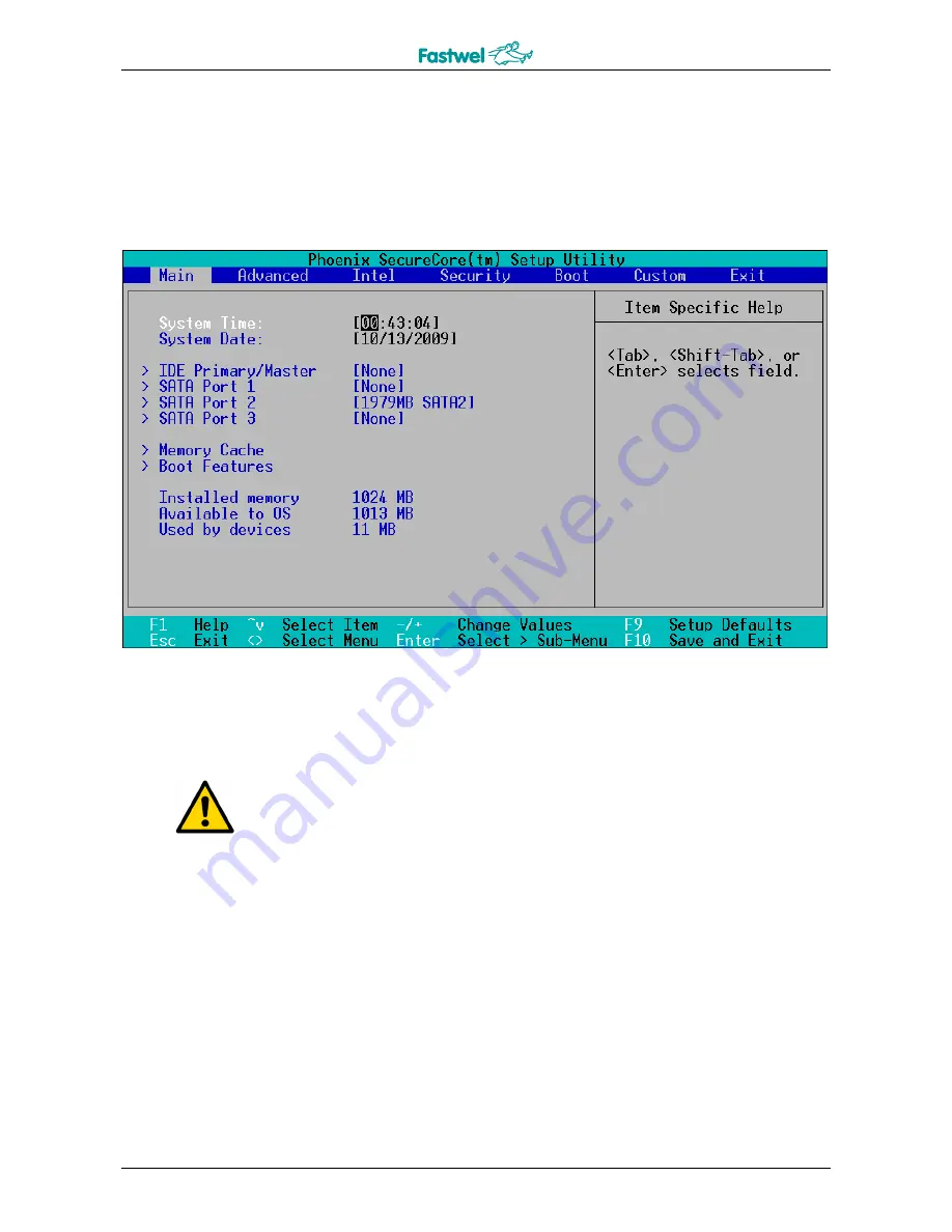 Fastwel CPC308 User Manual Download Page 62