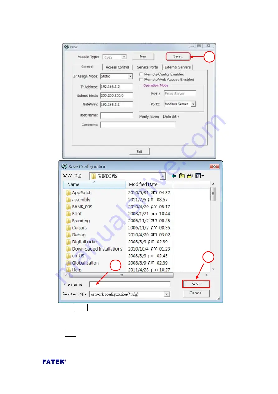 FATEK CBES Manual Download Page 21