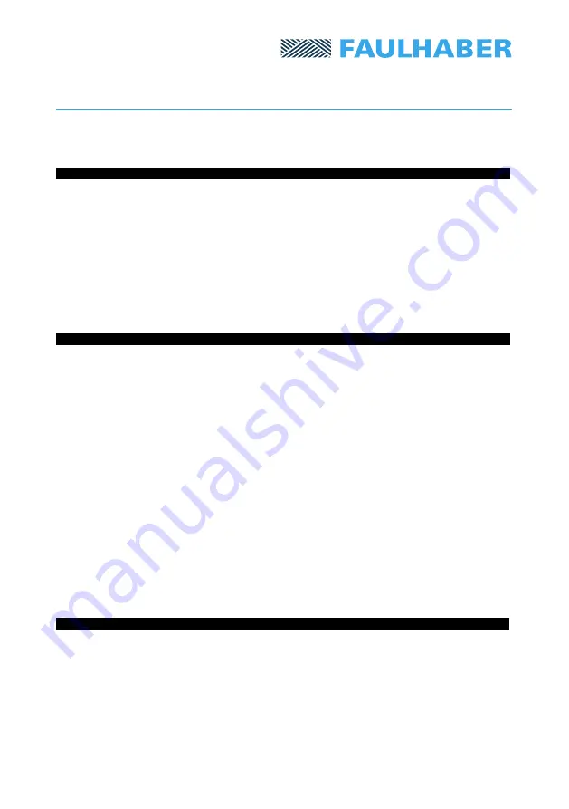 Faulhaber MCBL 05002 Series Operating Instructions Manual Download Page 11