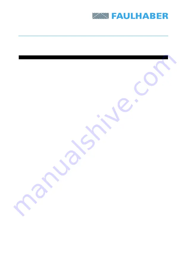 Faulhaber MCBL 05002 Series Operating Instructions Manual Download Page 45