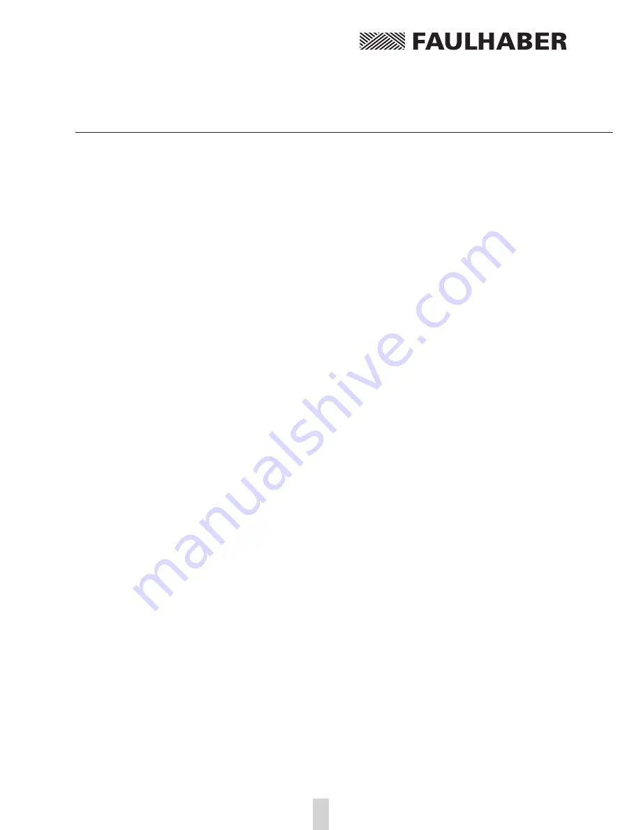 Faulhaber MCDC2805 series Instruction Manual Download Page 8