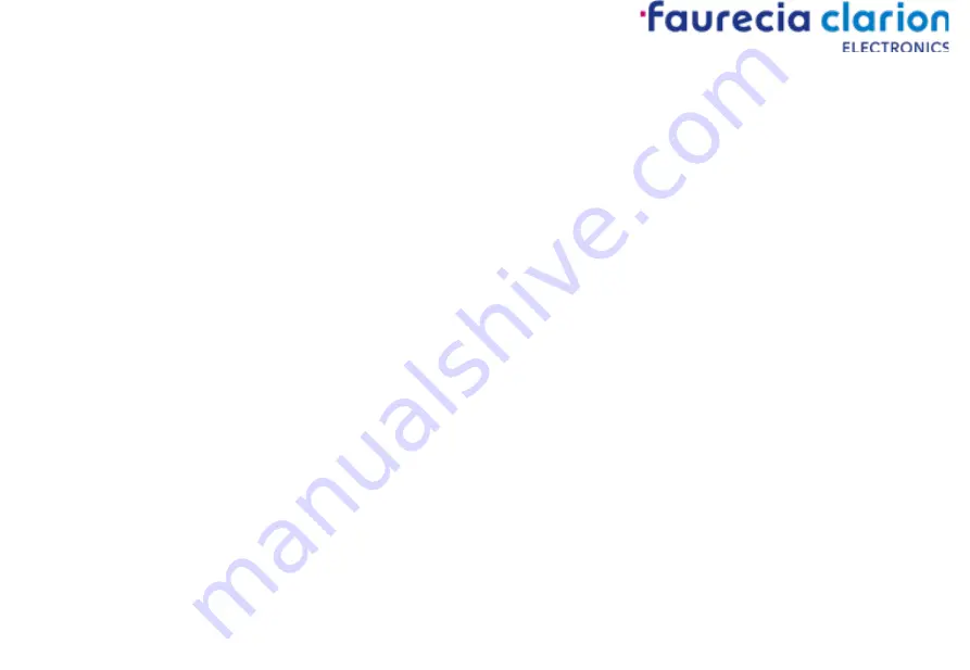 Faurecia Clarion Electronics PP-4330 Скачать руководство пользователя страница 1