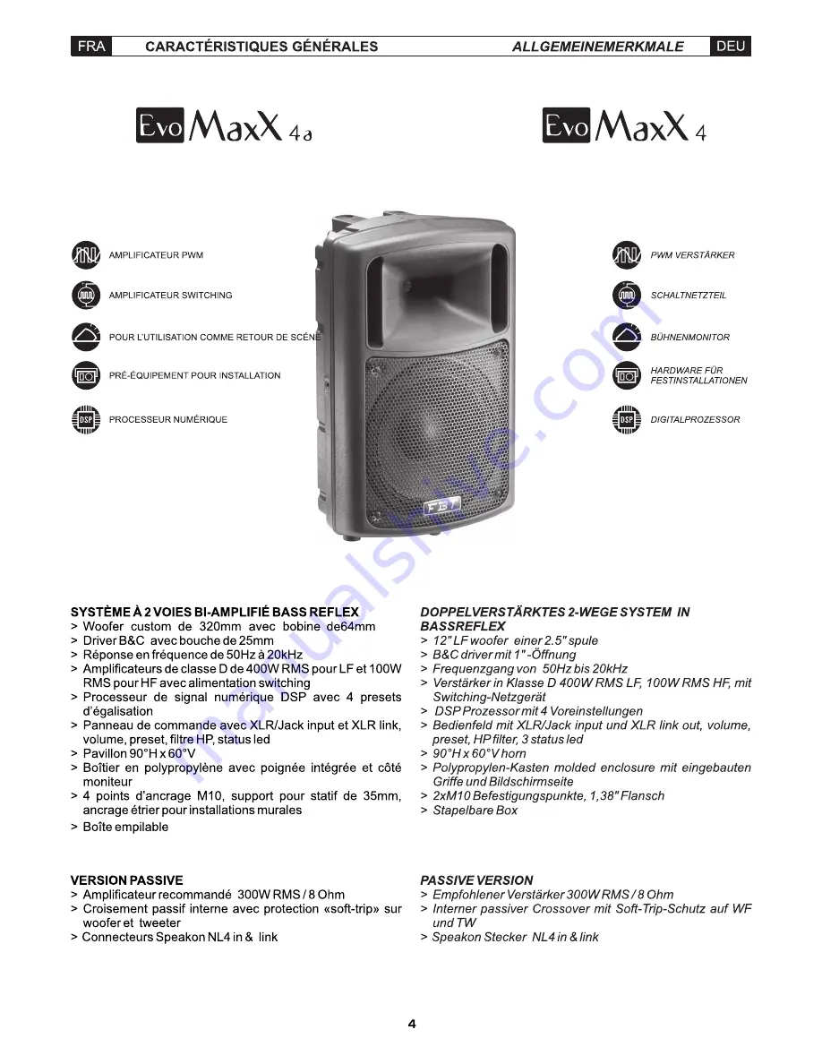 Fbt EVOMaxX 2 Manual Download Page 31