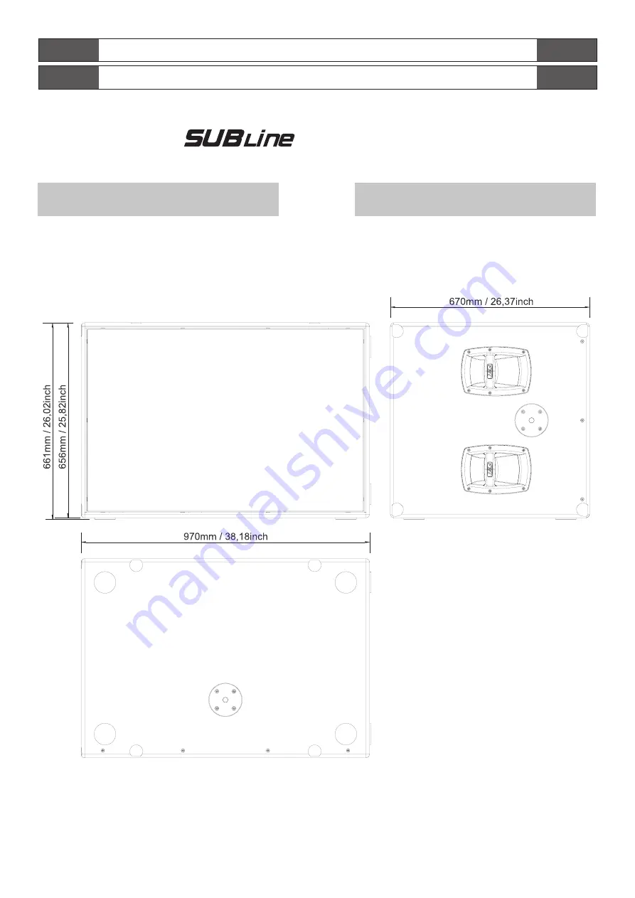 Fbt SUBline 112s Operating Manual Download Page 19