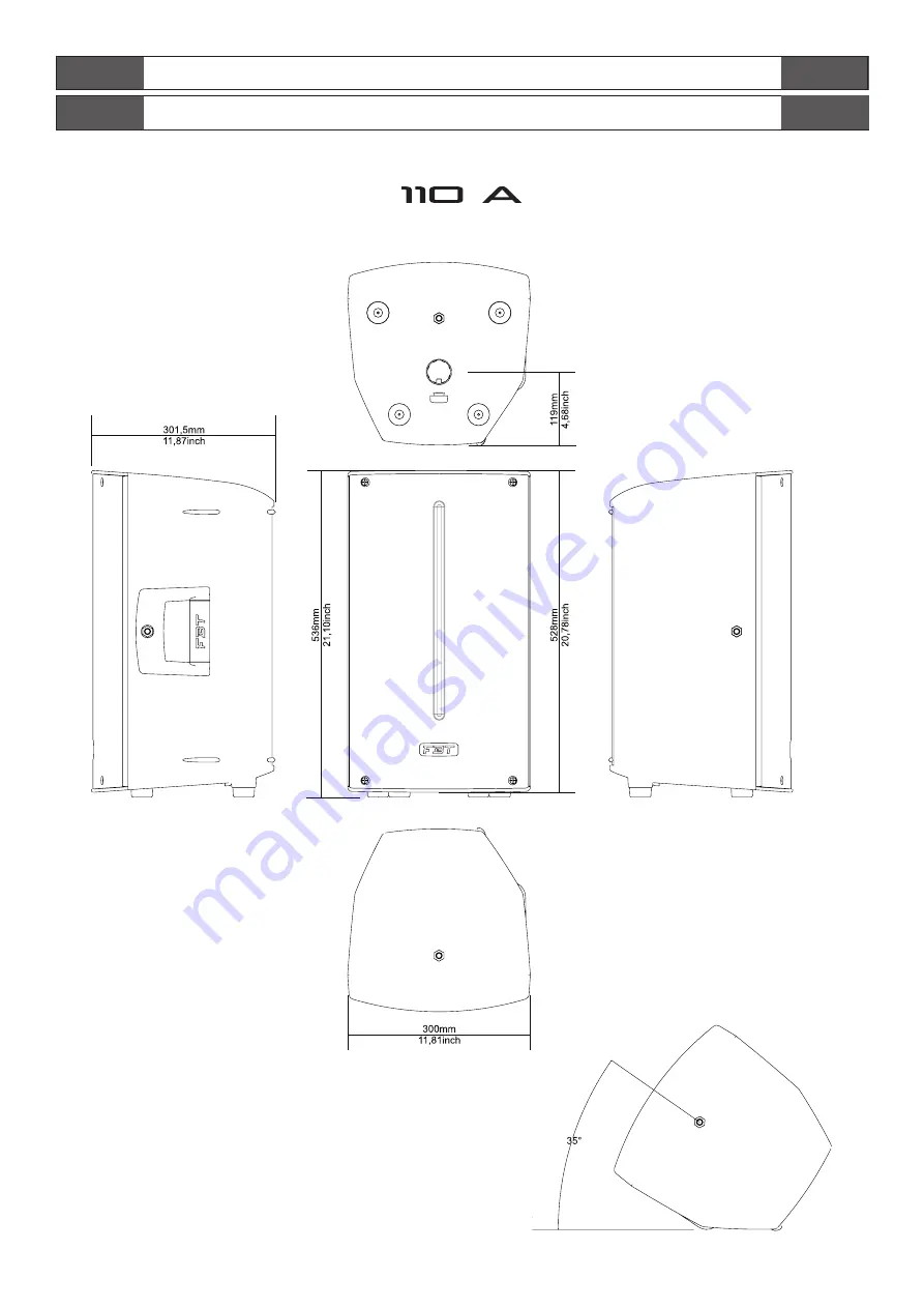 Fbt X LITE 110 A Operating Manual Download Page 17