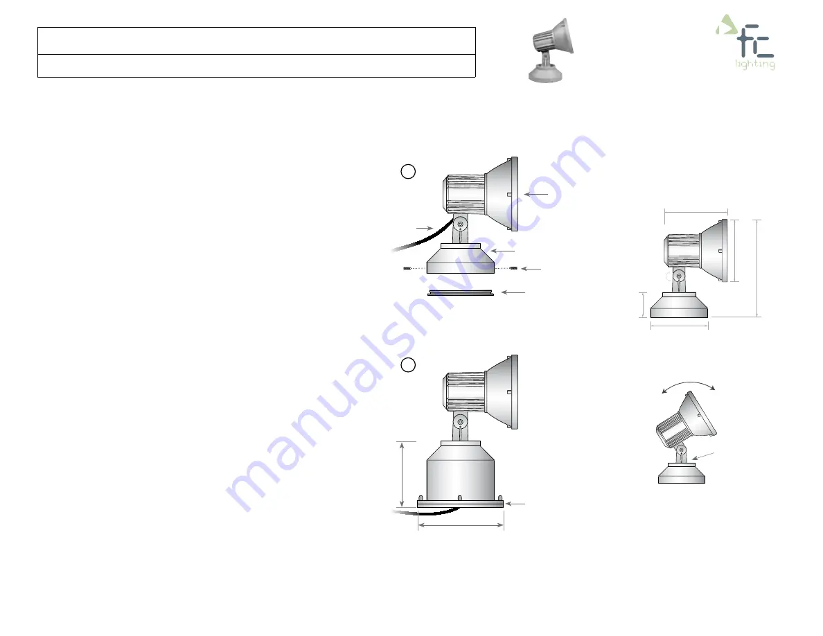 FC LIGHTING FCW5806 Installation Instructions Download Page 1