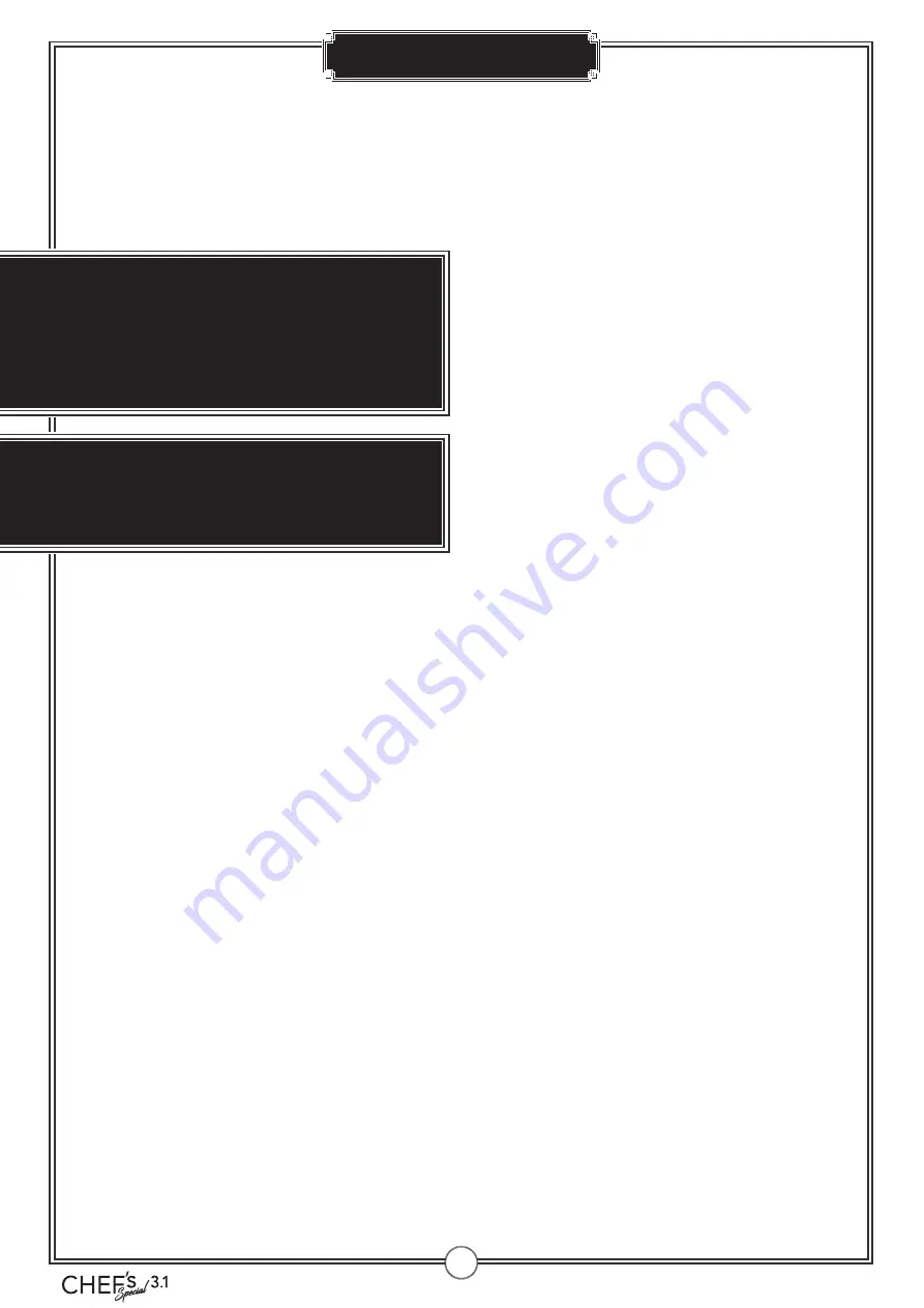 FCC BBQ CHEF's Special 3.1 Instruction And Maintenance Manual Download Page 18