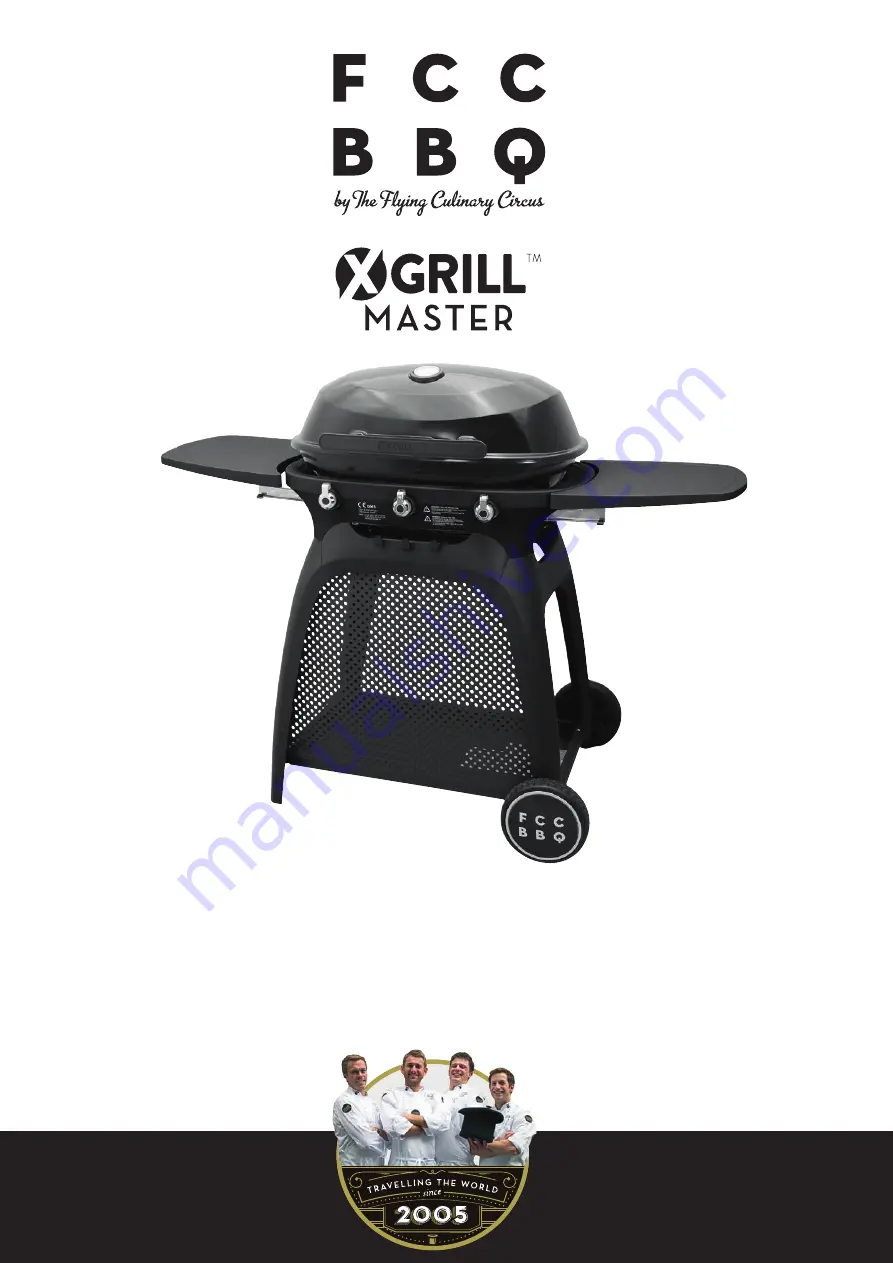 FCC BBQ X GRILL CHEF Manual Download Page 1