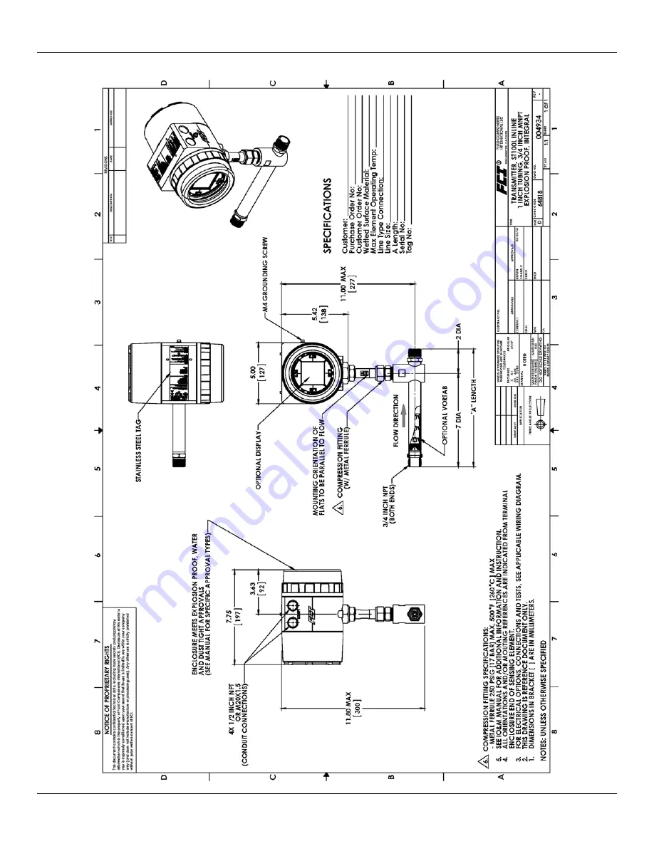 FCI ST100A Series Installation, Operation And Maintenance Manual Download Page 138