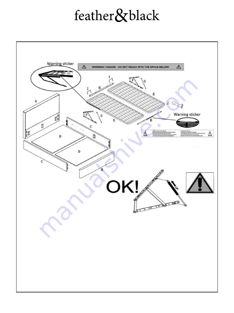 feather&black Cleo Assembly Instructions Manual Download Page 4