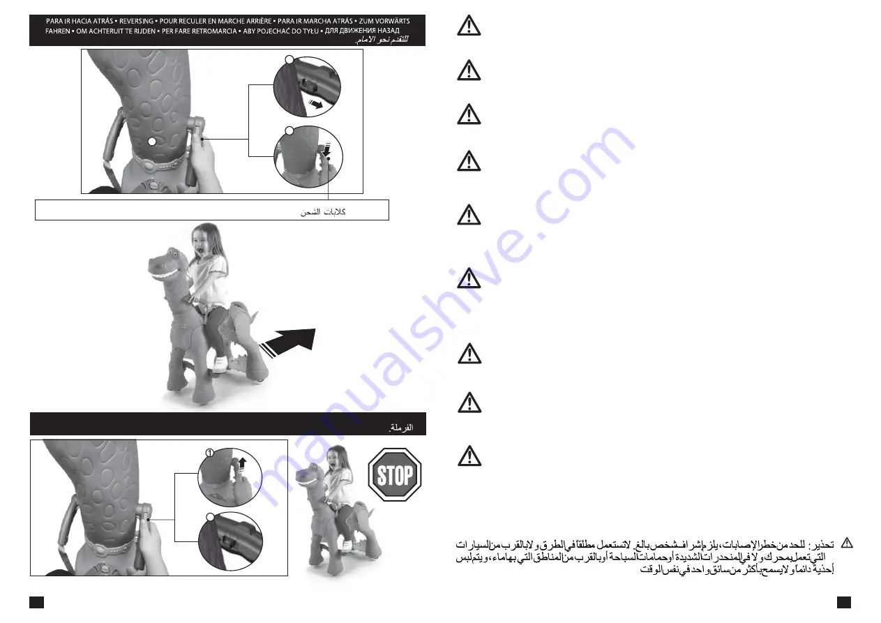 FEBER My friendly Dino 12V Use And Care Instructions Manual Download Page 6