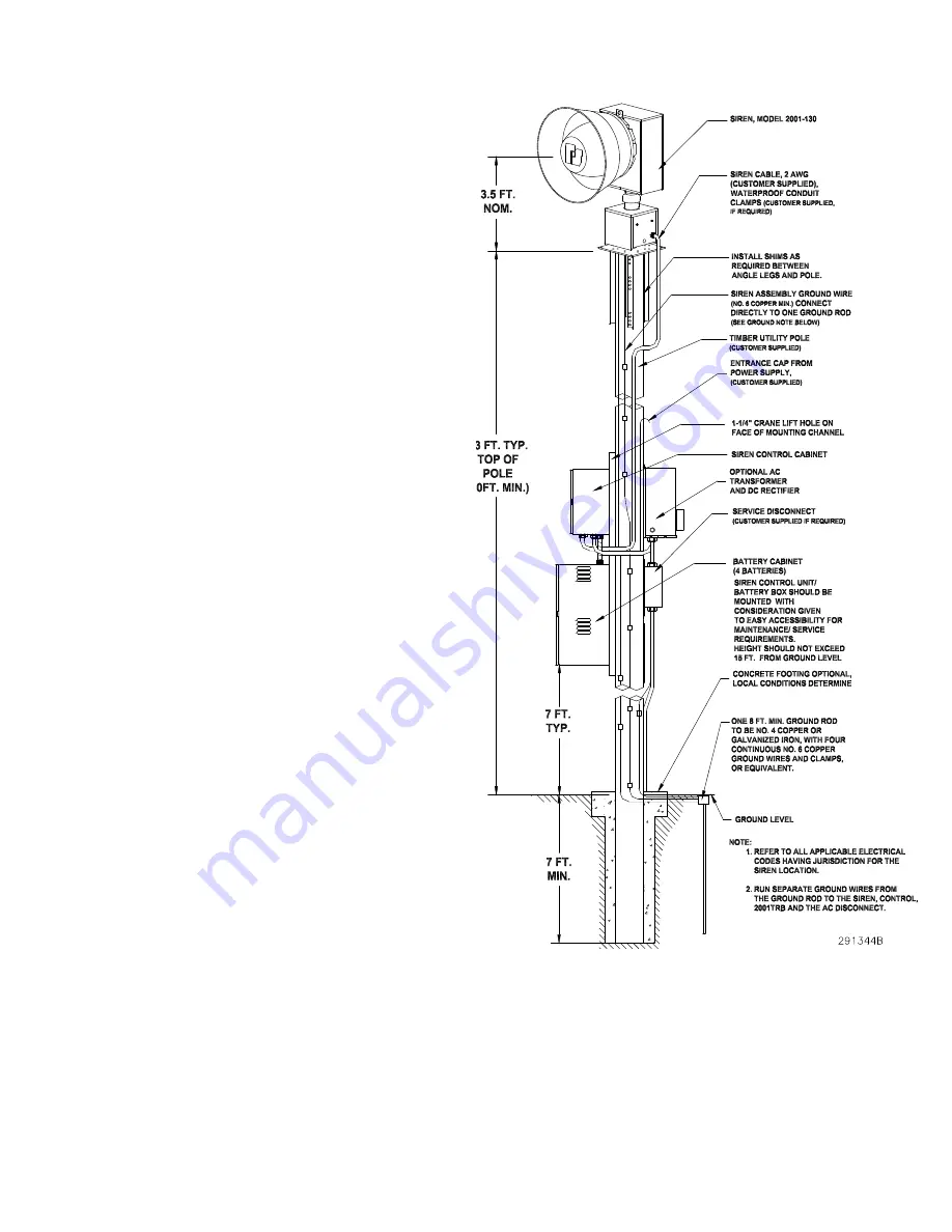 Federal Signal Corporation 2001-130 Installation And Operating Instructions Manual Download Page 11