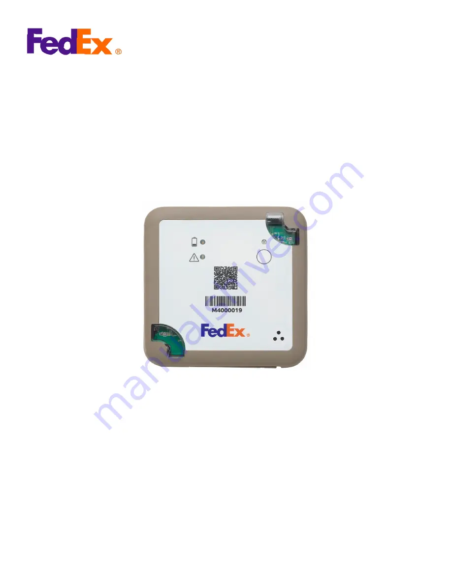 FedEx SenseAware M4 User Manual Download Page 1