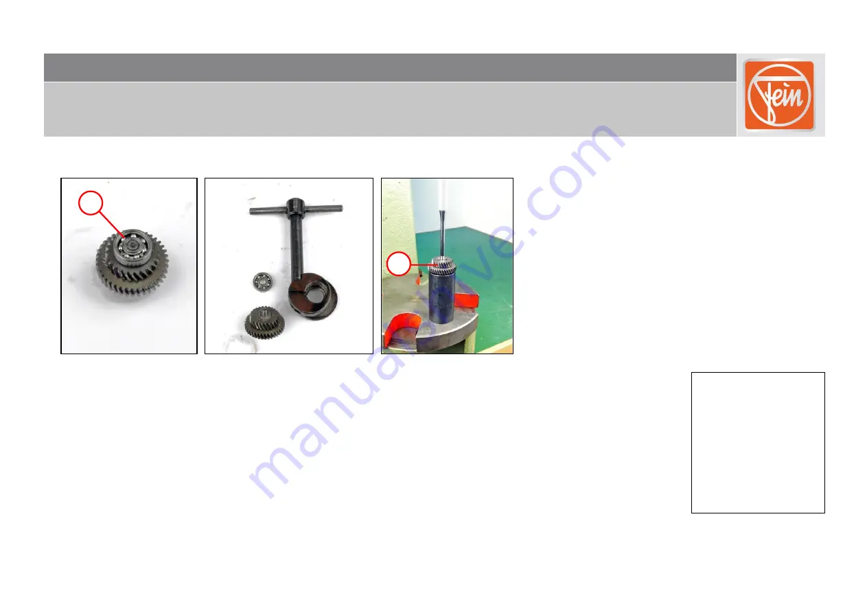 Fein 7 209 38 Скачать руководство пользователя страница 21