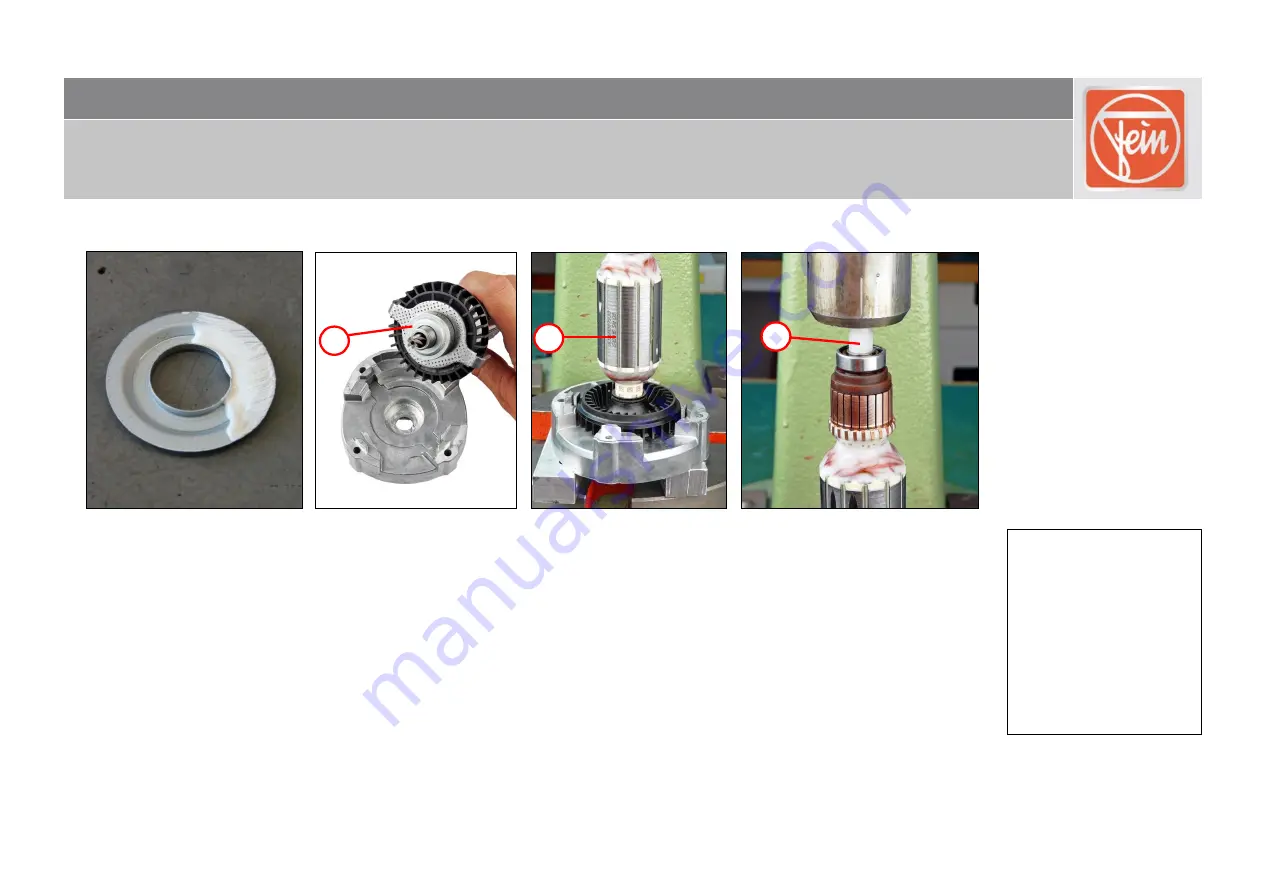 Fein Holemaker III Repair Instructions Download Page 40