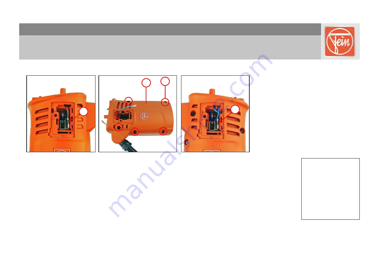 Fein Holemaker III Repair Instructions Download Page 43