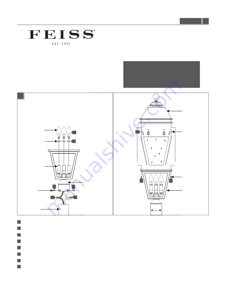 Feiss OL13507 Скачать руководство пользователя страница 1