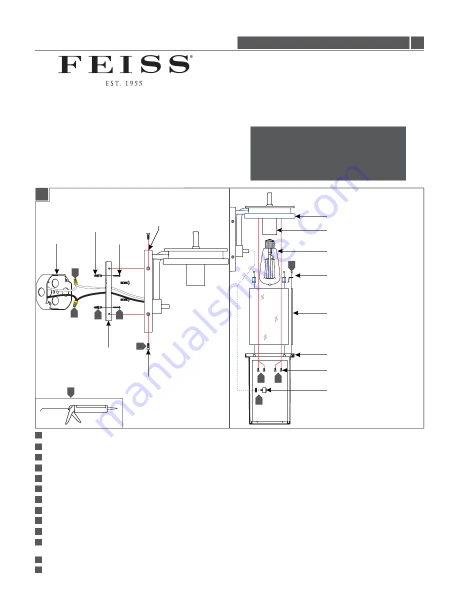 Feiss OL13601 Скачать руководство пользователя страница 1