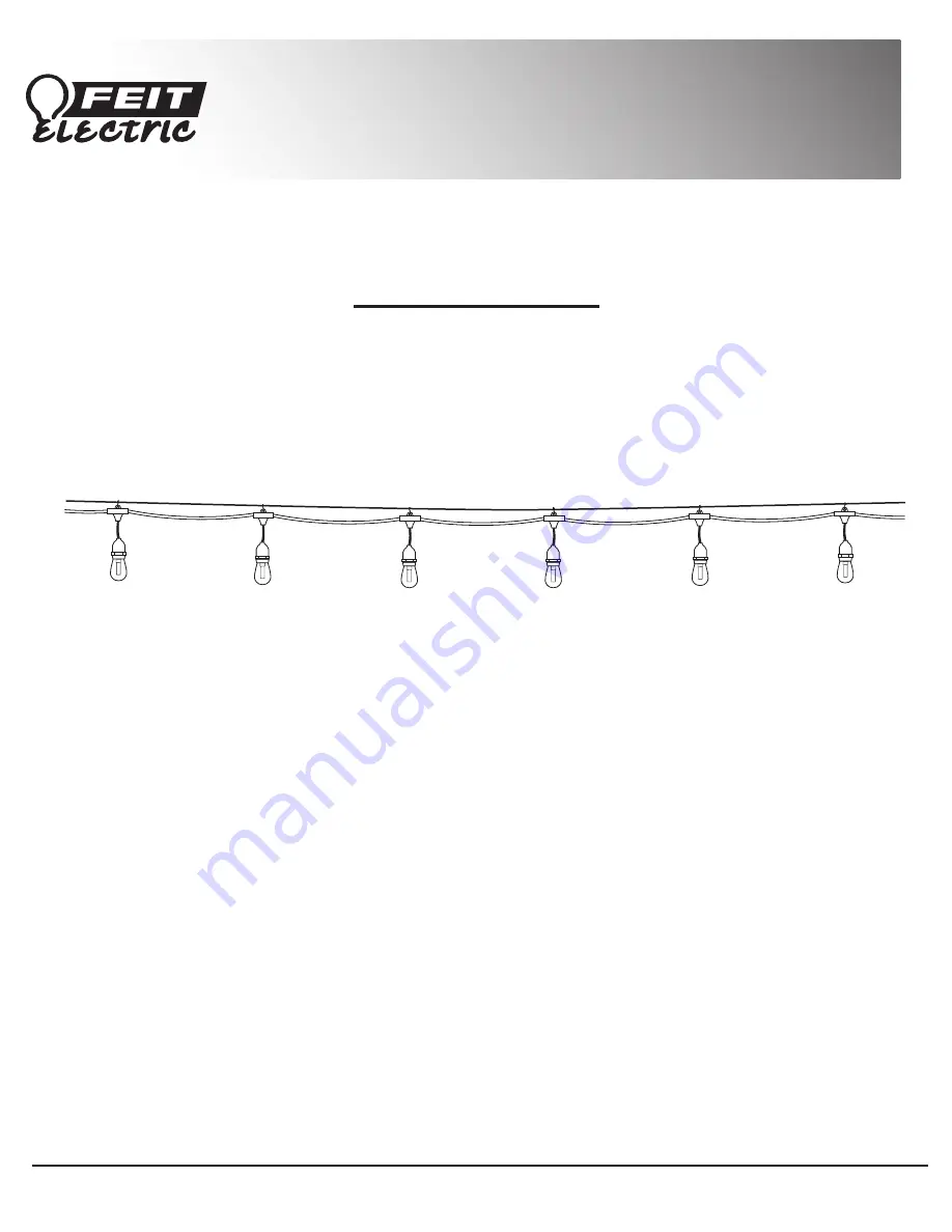 Feit Electric SL12-6/FLAME Use And Care Manual Download Page 1