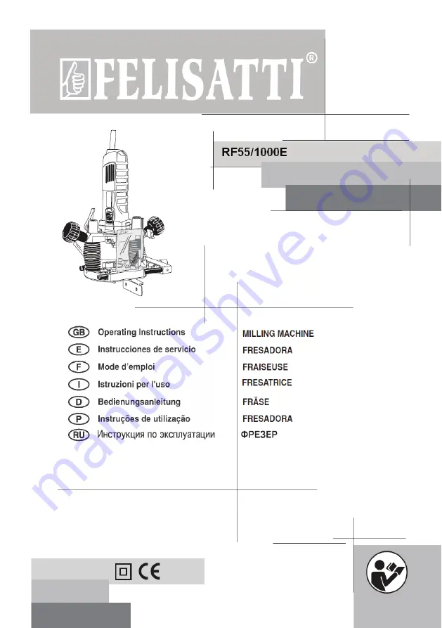 Felisatti RF55/1000E Operating Instructions Manual Download Page 1