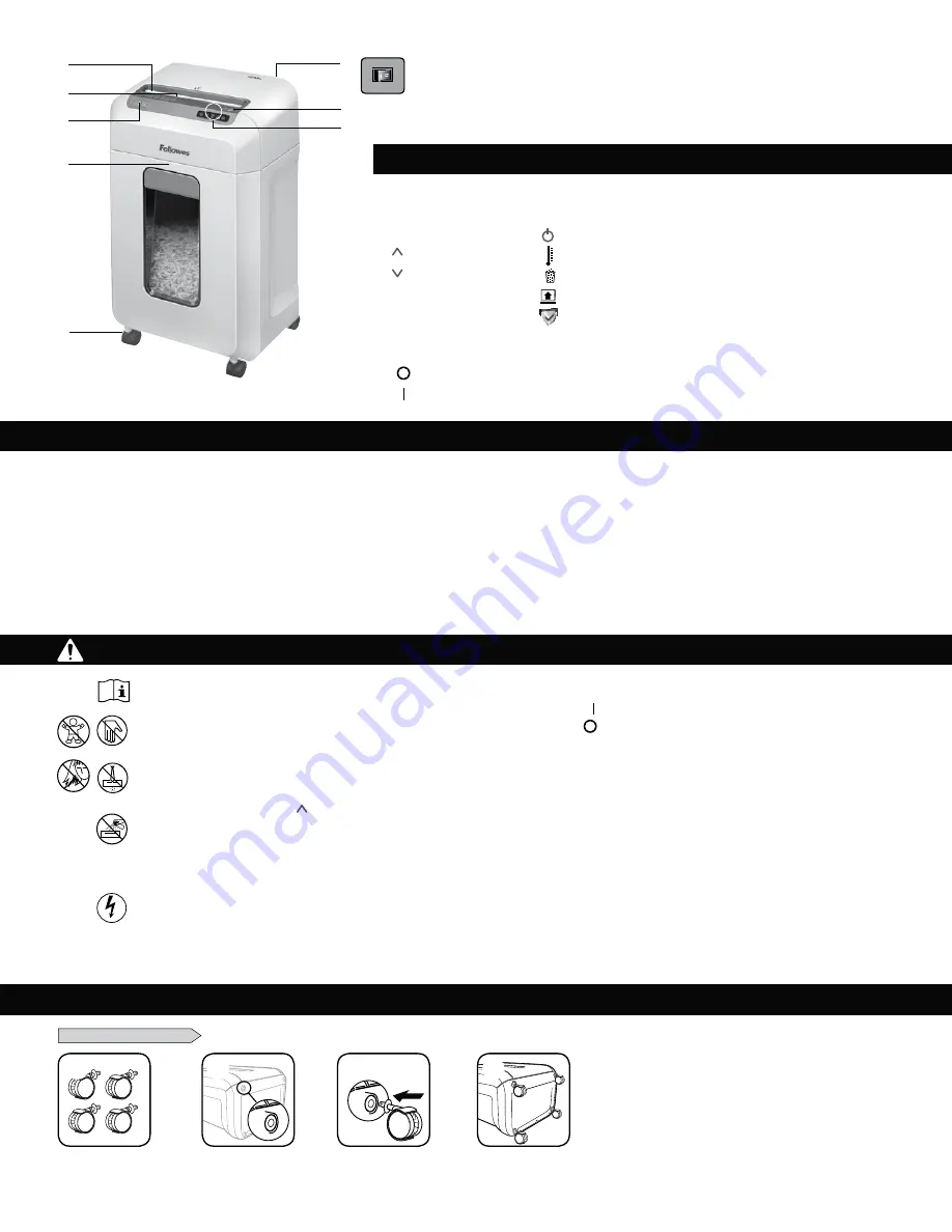 Fellowes 12Ms Скачать руководство пользователя страница 4