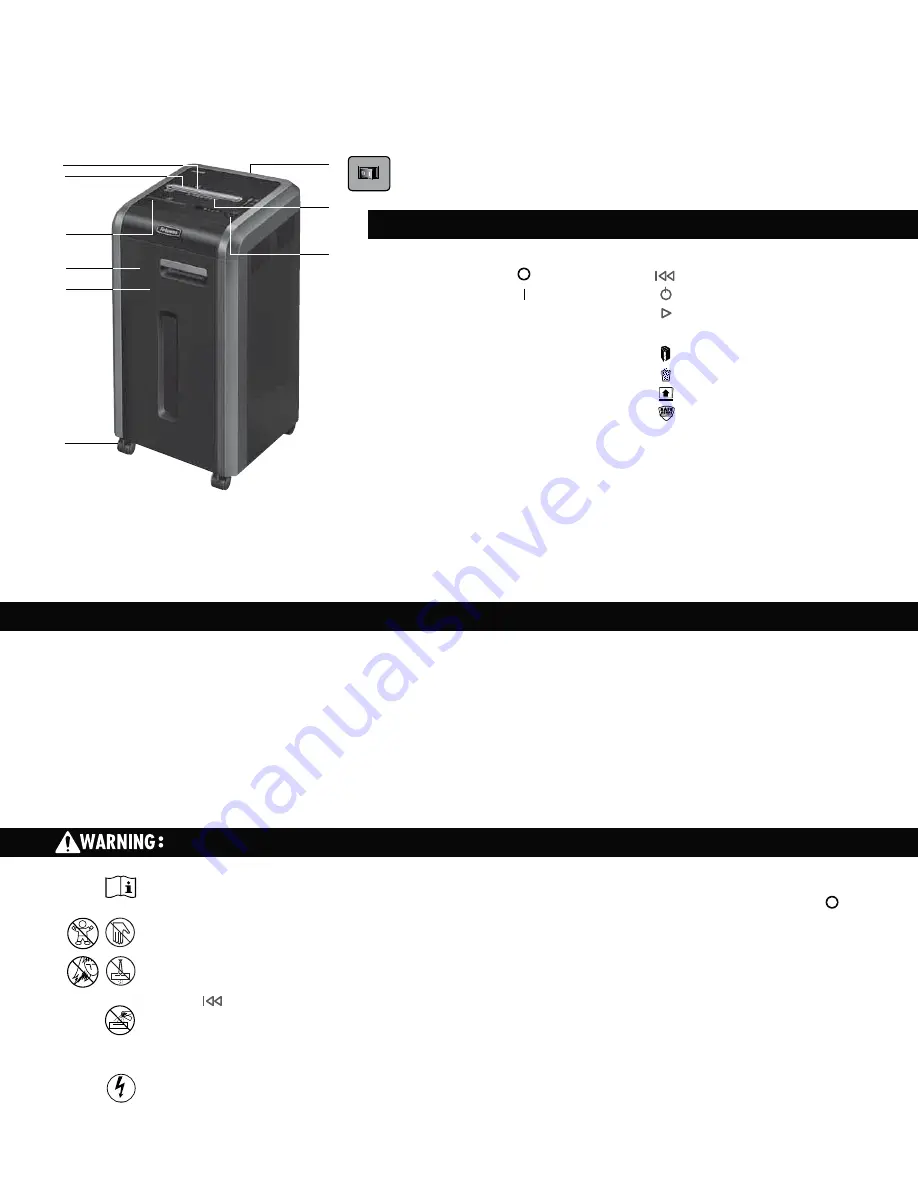 Fellowes 24158J Скачать руководство пользователя страница 2