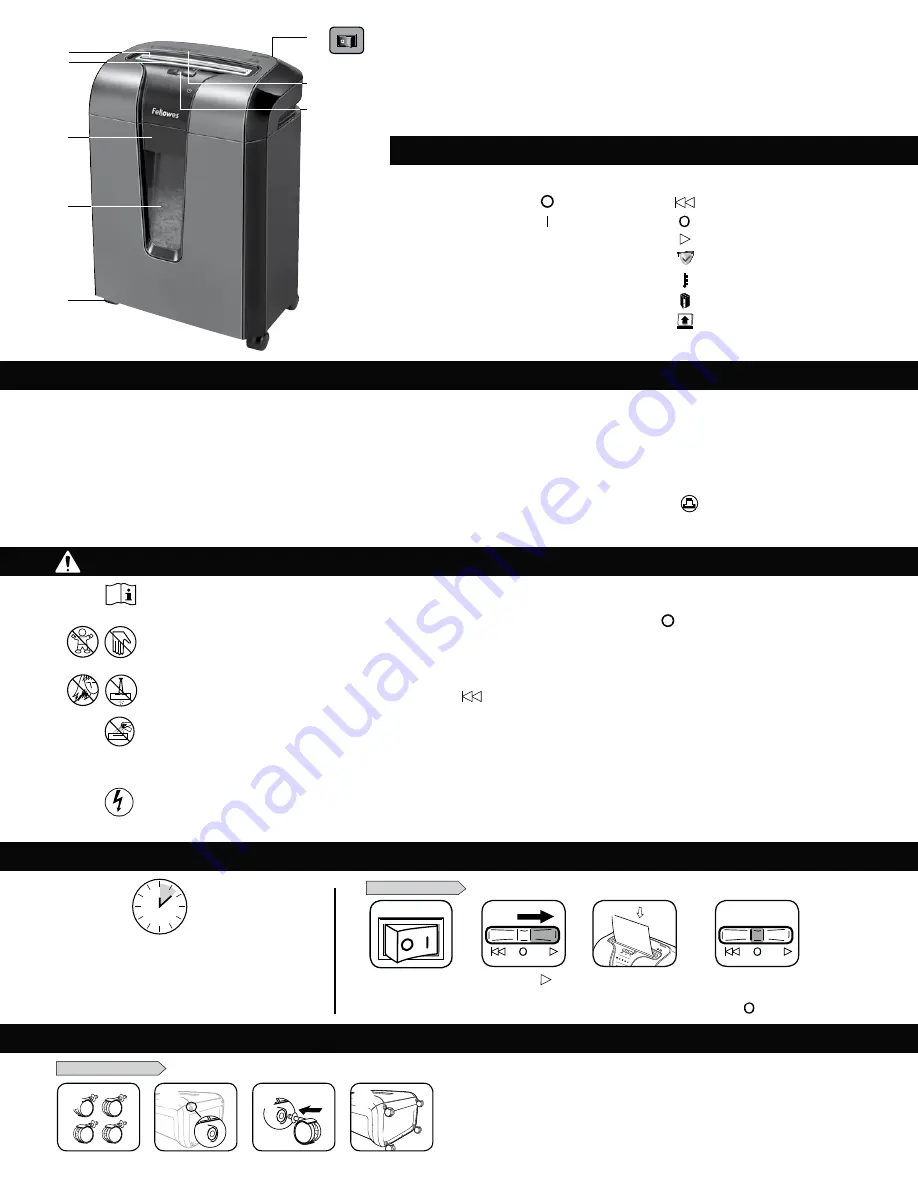 Fellowes 29848J Скачать руководство пользователя страница 8