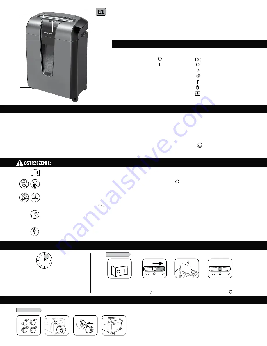 Fellowes 29848J Скачать руководство пользователя страница 22