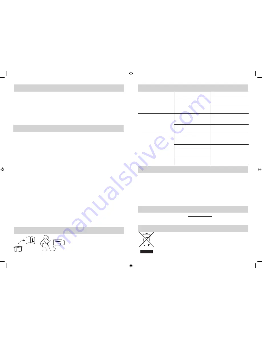 Fellowes Helios 30 Quick Start Manual Download Page 43