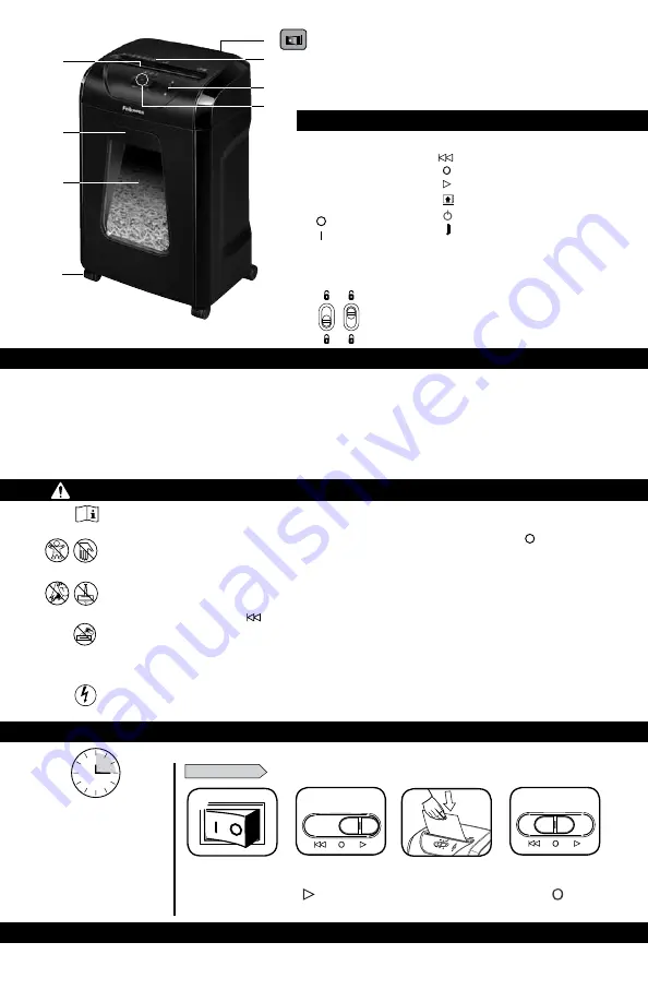 Fellowes Powershred 12C15 Manual Download Page 4