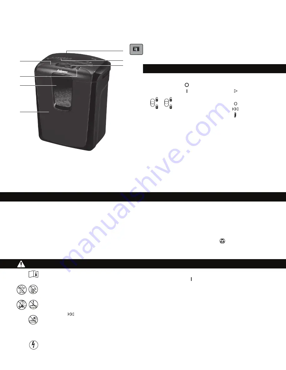 Fellowes Powershred M-8C Manual Download Page 4