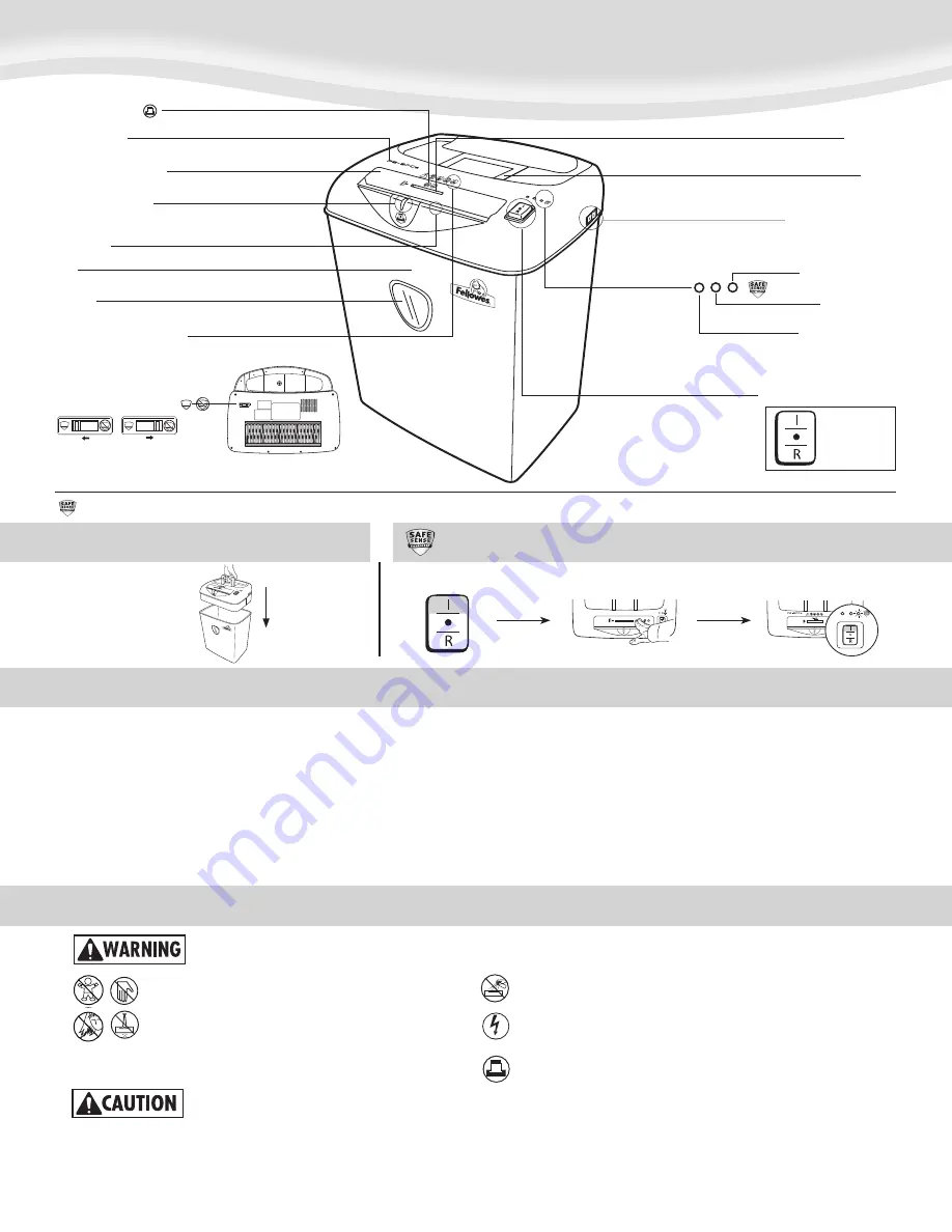 Fellowes Powershred PS-67Cs Instructions Manual Download Page 2