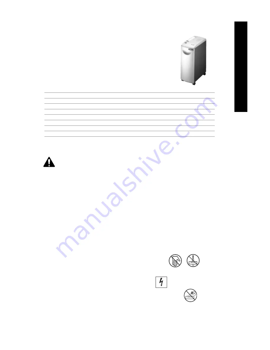 Fellowes Powershred SB-95C Instructions Manual Download Page 4