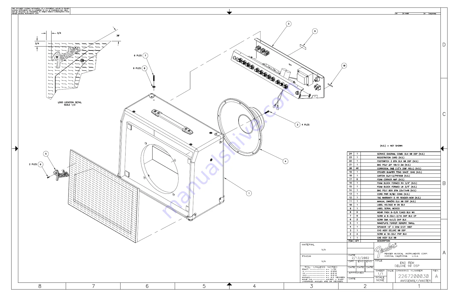 Fender Deluxe 90 DSP Service Manual Download Page 19