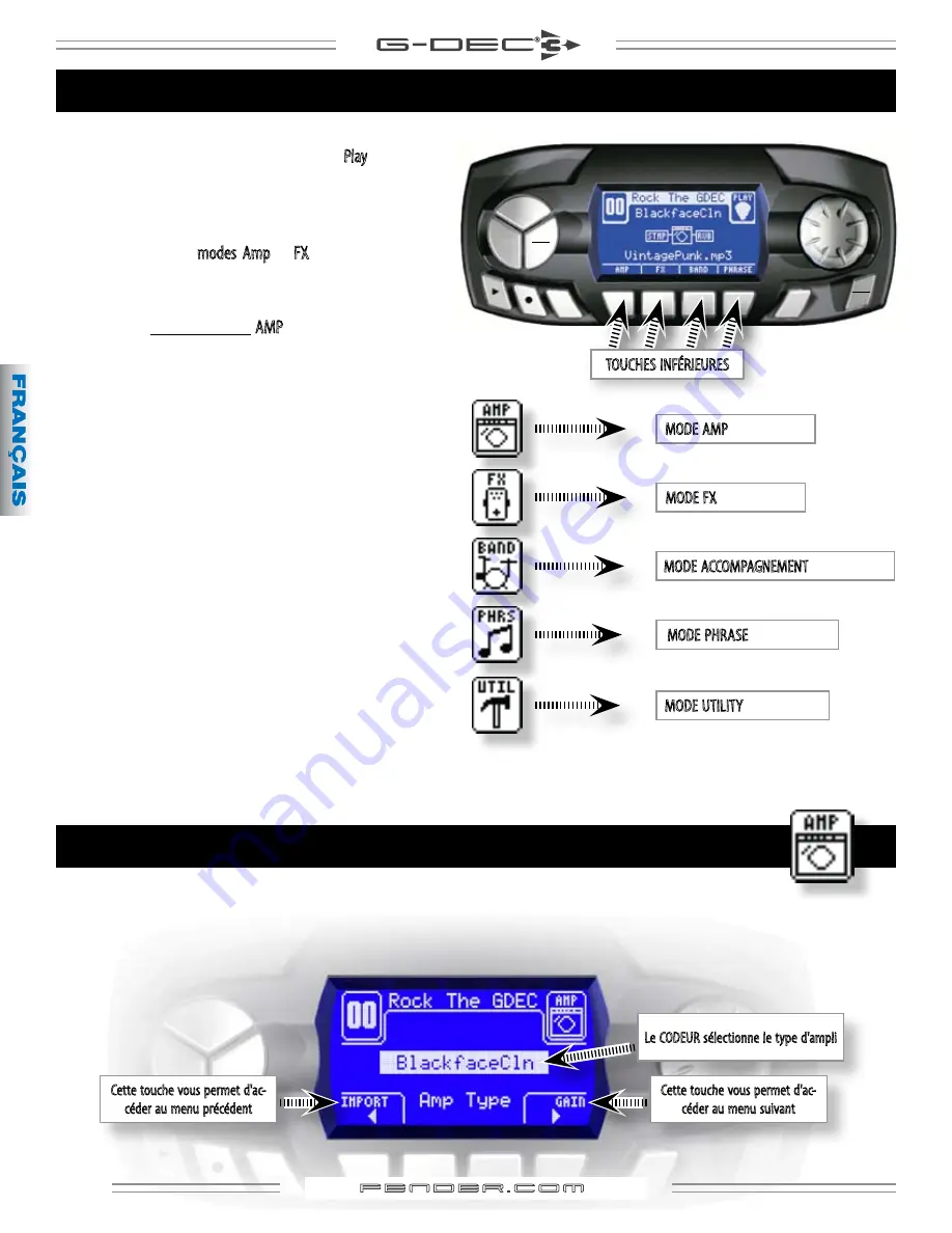 Fender G-DEC 3 Thirty & Fifteen Owner'S Manual Download Page 22